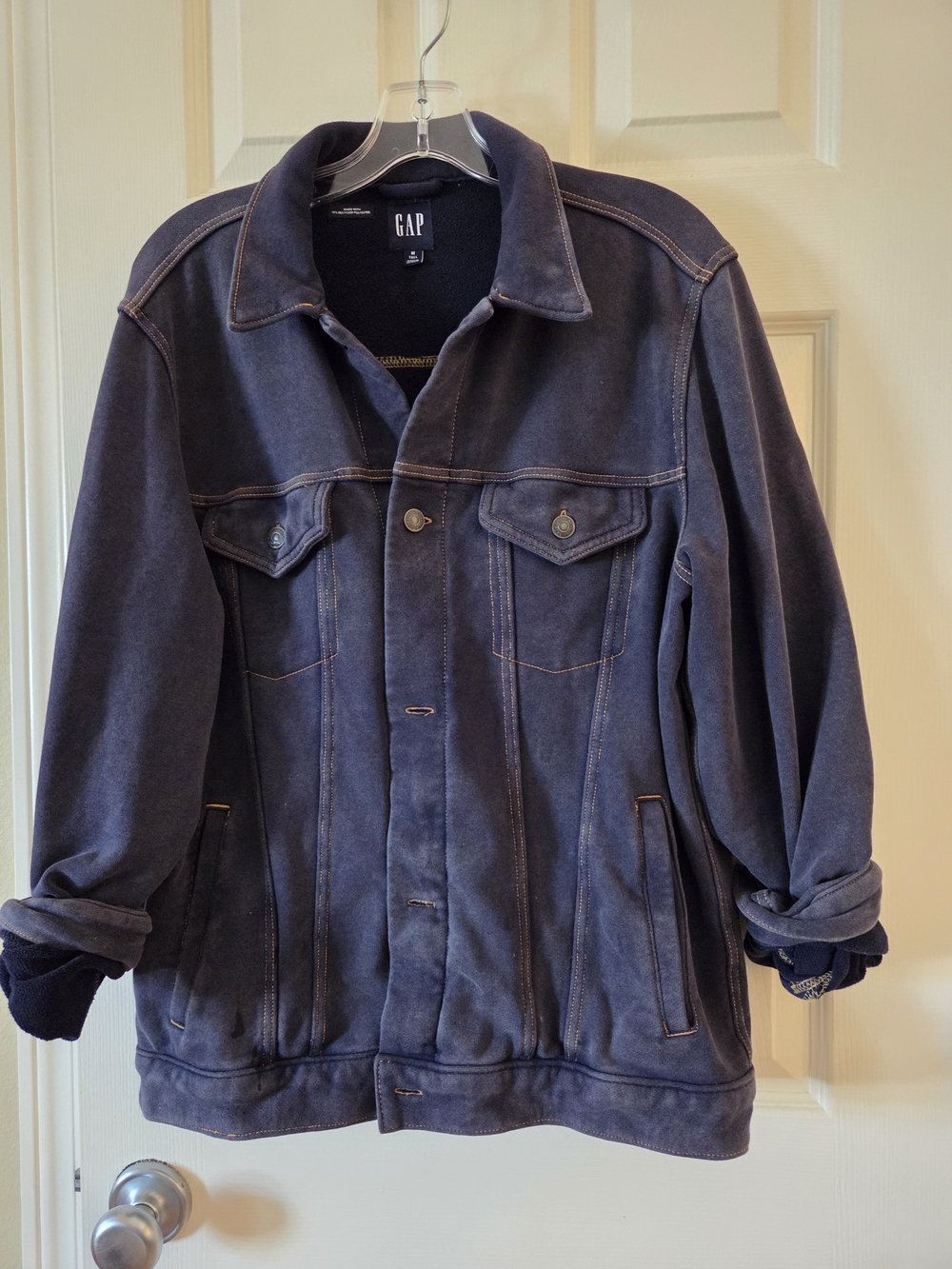 GAP Men’s Dark Navy Fleece Jacket